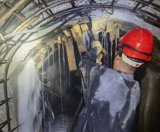 蒋场镇大坝堵漏