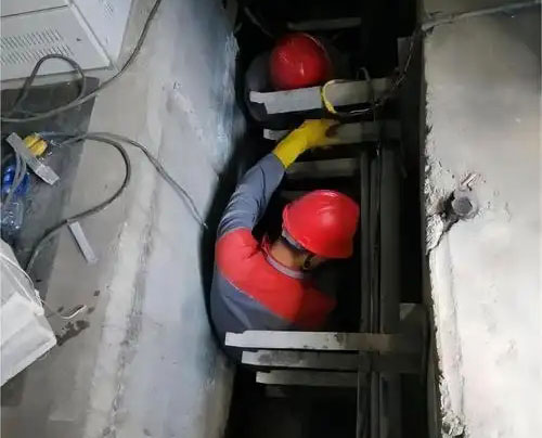 蒋场镇电缆沟堵漏